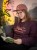 Bluza "looking good with a book" cherry