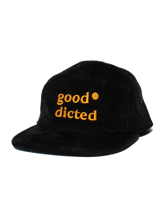 Czapka - Nice corduroy gooddicted - Black Orange produkt 1