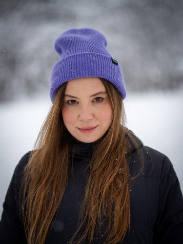 Czapka High Beanie - Violet
