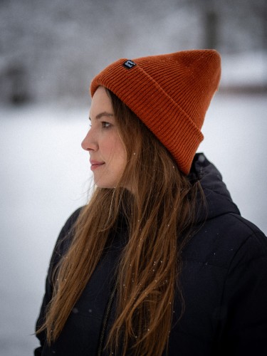 Czapka High Beanie - Red Wood