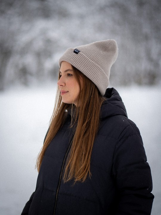 Czapka High Beanie - Light gray
